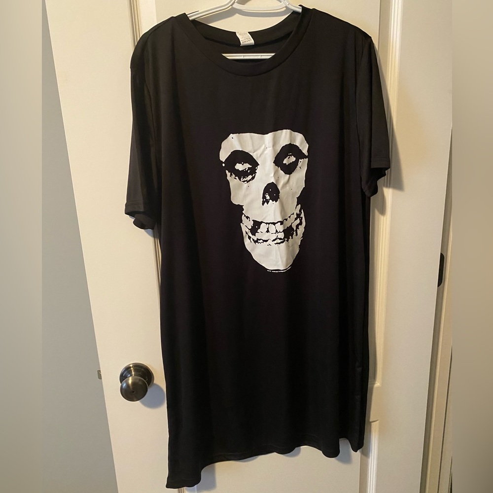 Misfits 2XL Silky Nightgown Pajama Dress swimsuit cover up